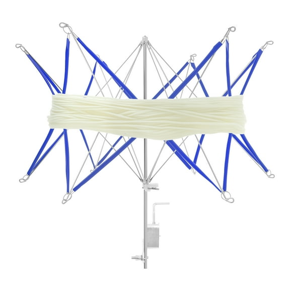 Wekvgz Yarn Ball Winder with Table Clamp Foldable Yarn Swift Winder Efficient Umbrella Yarn Winder Easy to Install Yarn Swifter Ball Winder Knitting Yarn Winder for Wool Yarn String