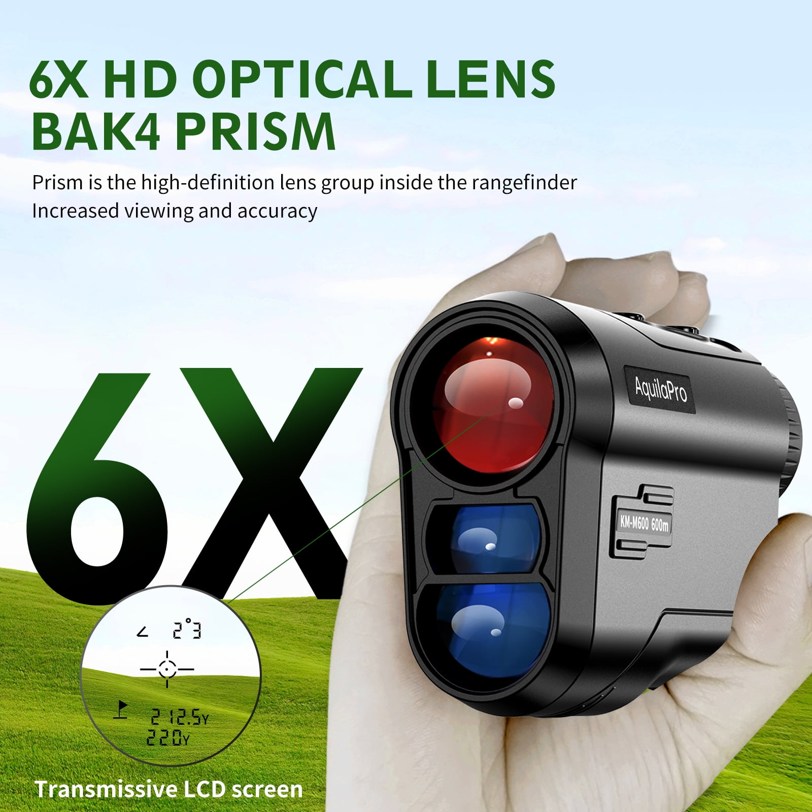 AquilaPro KM-M600 Golf Rangefinder