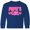 Royal Blue, variant on Inktastic Mimi's Girl Pink with Hearts Long Sleeve Youth T-Shirt