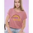 thumbnail image 2 of Quote Believe In Yourself Crop Tee Women's -SelectDesign Designs, 2 of 4