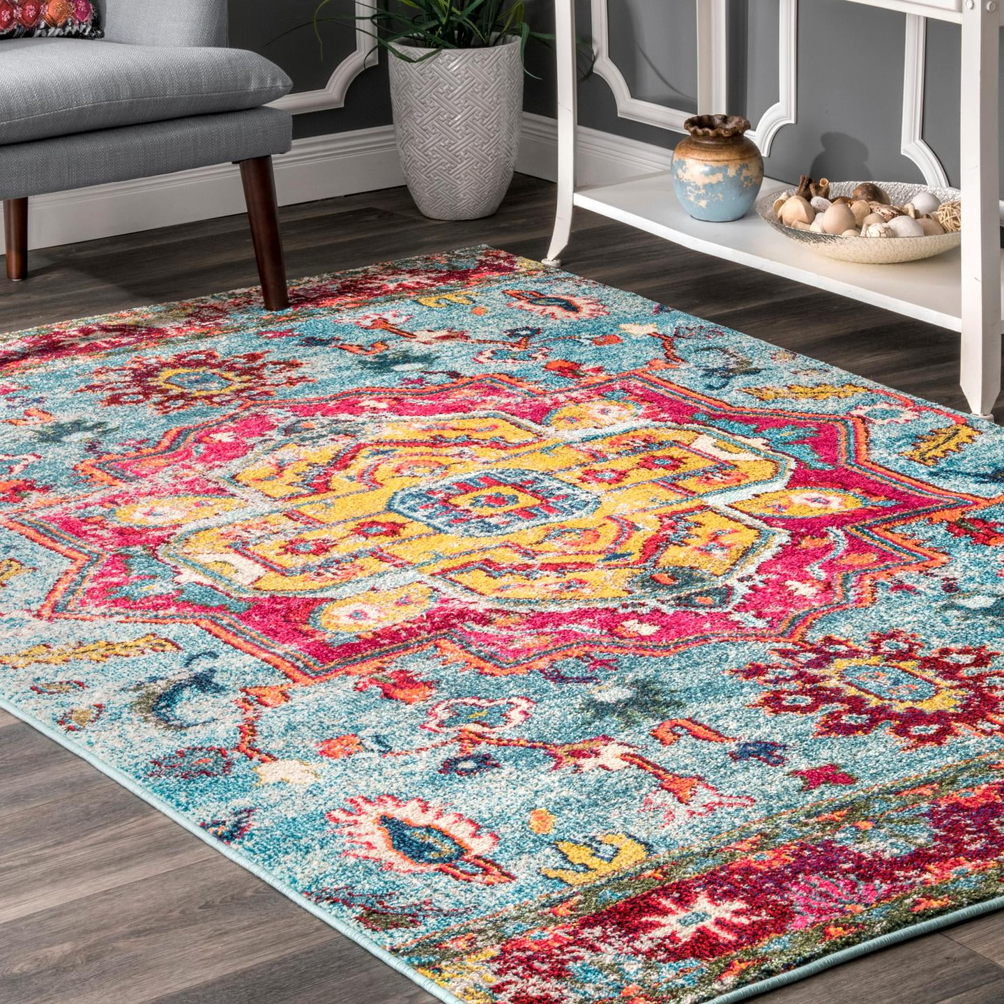 nuLOOM Clorinda Tribal Medallion Area Rug or Runner