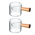 thumbnail image 3 of 2x Tazas Medidoras de Espresso,Vaso de Expreso Resistente al Calor Taza Medidora de Tazas Medidoras Vino Vaso de Bebidas Herramientas de Modul BLESIY tazas de medición, 3 of 8