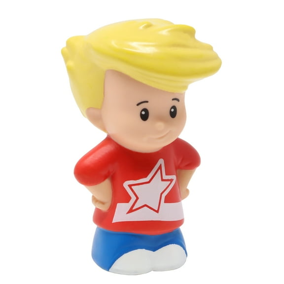 Replacement Part for Collectible Fisher-Price Little People Harvest Hayride Sports Park Playset N3759 - Replacement Blonde Eddie Figure - Star Shirt
