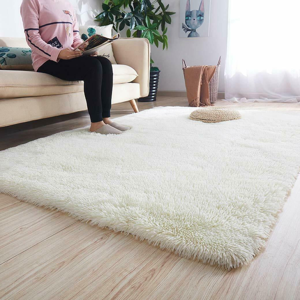 Details about   Rectangle Fluffy Rugs Anti-Skid Shaggy Area Rug Room Carpet Floor Mat Home Decor 