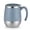 BLUE, variant on Stainless Steel Coffee Mug 16.91 Oz Double-Layer Insulated with Lid Non-Slip Shatterproof Design with Handle for Home Camping Holiday Gift, Red