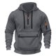 thumbnail image 3 of MHFRRA Sudaderas y Sudaderas para Hombre para Uso Diario, Holgadas, con Cremallera y Múltiples Bolsillos para Otoño E Invierno, conjuntos de Fin de Semana Cómodos y Elegantes GY1, 3 of 3