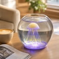 thumbnail image 6 of Clear Jellyfish Decor, Floating Artificial Jellyfish Ornament for Fish Tank Aquarium, Swims with Water Flow, Blue, 4.53 x 2.56 Inch, 6 of 7