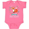 thumbnail image 3 of Inktastic First Birthday 1 Year Old Girl Fox Girls Baby Bodysuit, 3 of 5