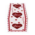 thumbnail image 2 of Apmemiss Clearance Valentines Day Table Runner, Sweet Heart Valentines Day Decorations Valentines Runner for Table Seasonal Sweet Decor for Indoor Outdoor Dining Table Decorations, 2 of 8