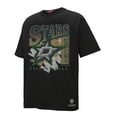thumbnail image 2 of Women's Mitchell & Ness Black Dallas Stars Choppy Ice Boyfriend T-Shirt, 2 of 3