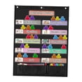 thumbnail image 3 of Gráfico educativo Gráfico de bolsillo del centro de aprendizaje, 56x71,5 cm, material didáctico reutilizable, gráfico de bolsillo para programación , negro, 3 of 10