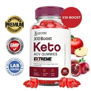 X10 Boost Keto Extreme ACV Gummies 2000mg Dietary Supplement 60 Gummys