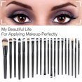 thumbnail image 4 of 20 Pieces Makeup Brush Set Professional Face Eye Shadow Eyeliner Foundation Blush Lip Makeup Brushes Powder Liquid Cream Cosmetics Blending Brush Tool, 4 of 4