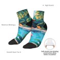 thumbnail image 6 of Pofeuu Tropical Poolside Relaxation Print 30cm Socks, Adult Running Hiking Socks for Youth and Adult, 6 of 7