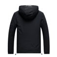 thumbnail image 4 of Vedolay Men's Jacket Basic Comfy Loose Fit Long Sleeve Open Front Cardigan Clothes Black,2XL, 4 of 4