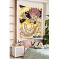 thumbnail image 3 of Tapiz de Natsu Dragneel para dormitorio, estampado artístico para colgar en la pared, pósteres estéticos, tapices de fondo para sala de estar, dormitorio, regalo para fanáticos, 90 x 60 pulgadas, 3 of 8