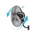 thumbnail image 4 of ​  Ventilador de Pared Mytek 18" 3 Vel Negro 3196, 4 of 4