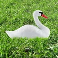 thumbnail image 5 of Swan Decoys, Floating Plastic Swan, White Statue Decoration Pet Simulation, 5 of 5