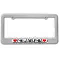 thumbnail image 1 of Philadelphia Love with Hearts License Plate Tag Frame, Multiple Colors, 1 of 1