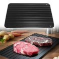 thumbnail image 1 of Bandeja de descongelación rápida para descongelar alimentos congelados - Placa de descongelación de carne para carne y alimentos congelados, tapete de descongelación para descongelar carne rápida, 1 of 7