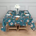 thumbnail image 3 of Boxer Dog Pitbull Terriers Dog and Sushi Square Tablecloth,Waterproof Square Table Cover,Wipeable Spillproof Washable Table Cover for Home Kitchen Party Decor 60"x60"(152x152cm), 3 of 6