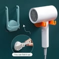 thumbnail image 3 of Powerful Load-Bearing Hair Dryer Holder Scratch-Resistant ABS Shelf with One-Hand Operation for Practical Hair Dryer Storage, 3 of 8