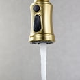 thumbnail image 6 of SUMERAIN Single Hole Kitchen Faucet with Pull Out Sprayer Stainless Steel Kitchen Sink Faucet Single Handle Faucet Swivel Spout,Black and Gold, 6 of 11