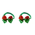 thumbnail image 4 of ziyahi Noël Série Animal Arc Réglable Taille Festival Collier Animal Décoratif Rouge Vert 2Set, 4 of 6