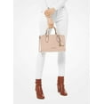 thumbnail image 2 of Michael Kors Zoe Medium Pebbled Leather Satchel, Soft Pink, 2 of 4