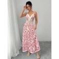 thumbnail image 3 of Womens Red Boho Maxi Dress With Lace Tassel Detail, 3 of 6