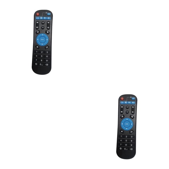Methold Plastic Television Box Remote Control Portable Room Wireless Replacement Replace Controller Living Indoor for MXQ-4K H96 pro T9 2piezas