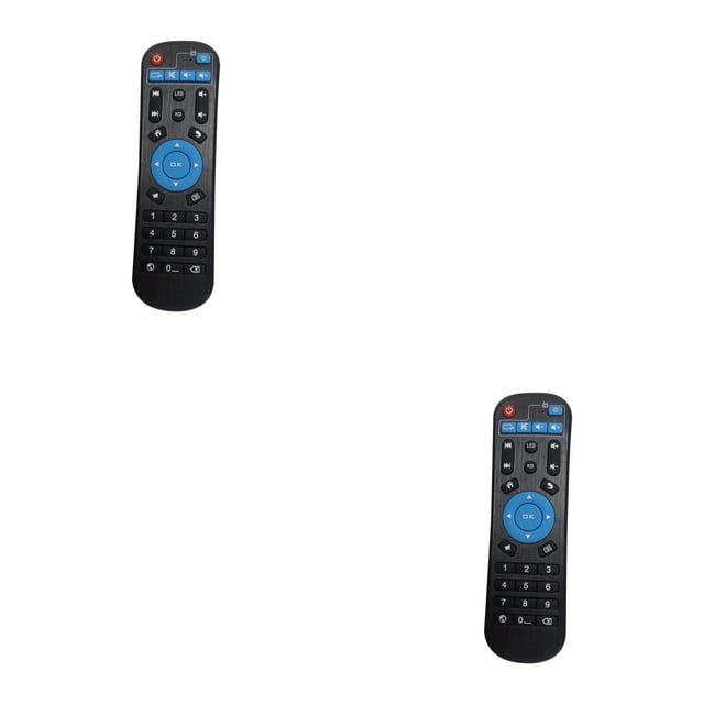 QualitChoice Television Box Remote Control Reusable Battery Operated Replaceable Indoor House Controller Replacement for -4K H96 pro T9 2Set
