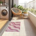 thumbnail image 4 of Yayeee Doormat for Indoor Entrance 32" x 20" Non Slippery Floor Rug, Pink Brown Pattern, 4 of 8
