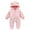 DD271 Pink, variant on Rhuody Baby Boy Onesies 9-12 Months Long Sleeve Bodysuit Outfit Winter Warm Romper Jumpsuit Playwear For Toddler Handsome Simple Clothes Navy