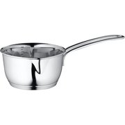 Stainless Steel Saucepan with Clad Bottom, 34-Ounce