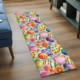 thumbnail image 4 of Easter Colorful Eggs Kitchen Runner Rug 2x6 Washable Runners for Hallway Non Slip Spring Floral Polka Dot Blue Striped Large Area Rug Indoor Floor Carpet for Bathroom Laundry Entryway Bedroom, 4 of 8