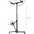 thumbnail image 3 of JERFIT Drywall Lift Hoist 150 lbs Capacity, 13 ft Max Height, Tool-Free Assembly & Folding, All Steel Construction for Ceiling and Wall Panel Installation, 3 of 10