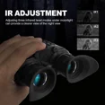 thumbnail image 2 of 4K UHD Head Mounted Tactical Telescope Camera 40MP Infrared Night Vision Binoculars for Hunting Camping with Flashlight, 2 of 8