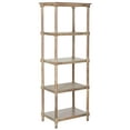 thumbnail image 2 of SAFAVIEH Odessa Nautical Solid Traditional 5 Tier Bookcase, Wash Natural Pine, 2 of 5