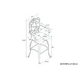 thumbnail image 7 of Linon Jurgens 30" Round Metal High Back Bar Stool, Matte Bronze/Dark Brown Faux Leather, 7 of 7