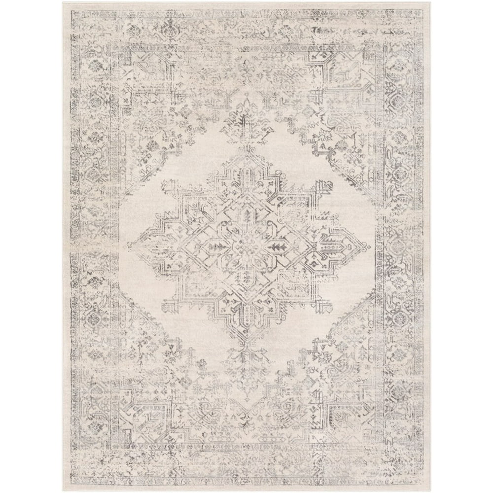 Surya Roma collection ROM2322 White, Light Gray Rug