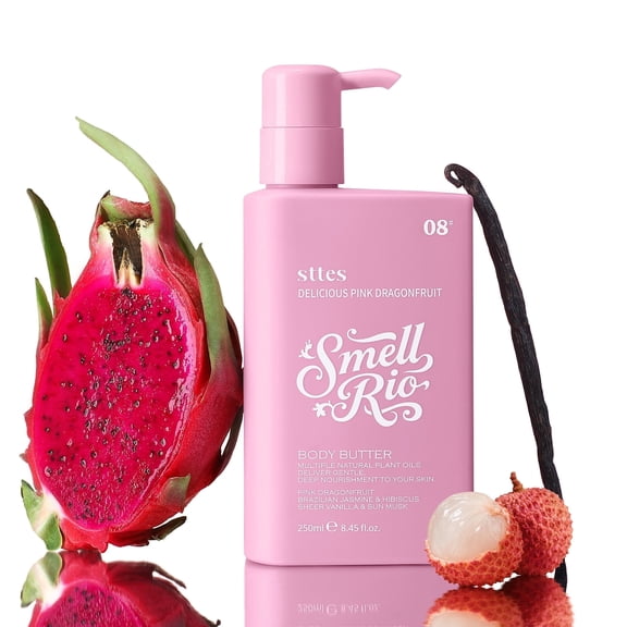 Sttes Whipped Body Butter Model 08, Pink Dragonfruit Scent, 250ml