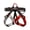 Black Red Gray, variant on NFTIGB Professional Half Body Climbing Safety Harness Premium Rappelling Waist Protection Belt Black Red Gray
