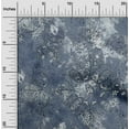 thumbnail image 2 of oneOone Cotton Cambric Teal Blue Fabric Texture Floral Craft Projects Decor Fabric Printed By The Yard 56 Inch Wide, 2 of 4