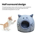 thumbnail image 3 of vnanda Dog Nest House Pet Nest Cartoon Shaped Kennel Hideout Soft Warm Comfortable Semi-closed Cats Dogs House Pet Supplies, 3 of 8