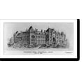 thumbnail image 2 of Historic Framed Print, [Library of Congress, Washington, D.C. Front. Exterior elevation. Competition drawing], 17-7/8" x 21-7/8", 2 of 9