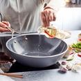 thumbnail image 2 of Demeyere AluPro Ceramic 12-inch Aluminum Nonstick Wok, 2 of 6