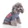 thumbnail image 1 of Dog Knitted Sweater Puppy Sweater Warm Soft Pet Holiday Clothes for Small Medium Cats and Dogs ShopWise Round, 1 of 21