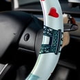 thumbnail image 5 of Eiffel Tower 14.5 Inch Printing PVC Leather Car Wheel Cover Steering Wheel Cover Auto Accessories, 5 of 6