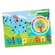 thumbnail image 1 of Rompecabezas de madera de animales Rompecabezas de madera Habilidad motora fina Preescolar Alfabeto Animal elefante, 1 of 9